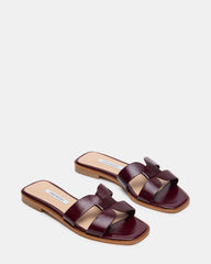 HADYN2.0 BURGUNDY LEATHER