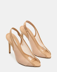SASHA NATURAL LEATHER MESH