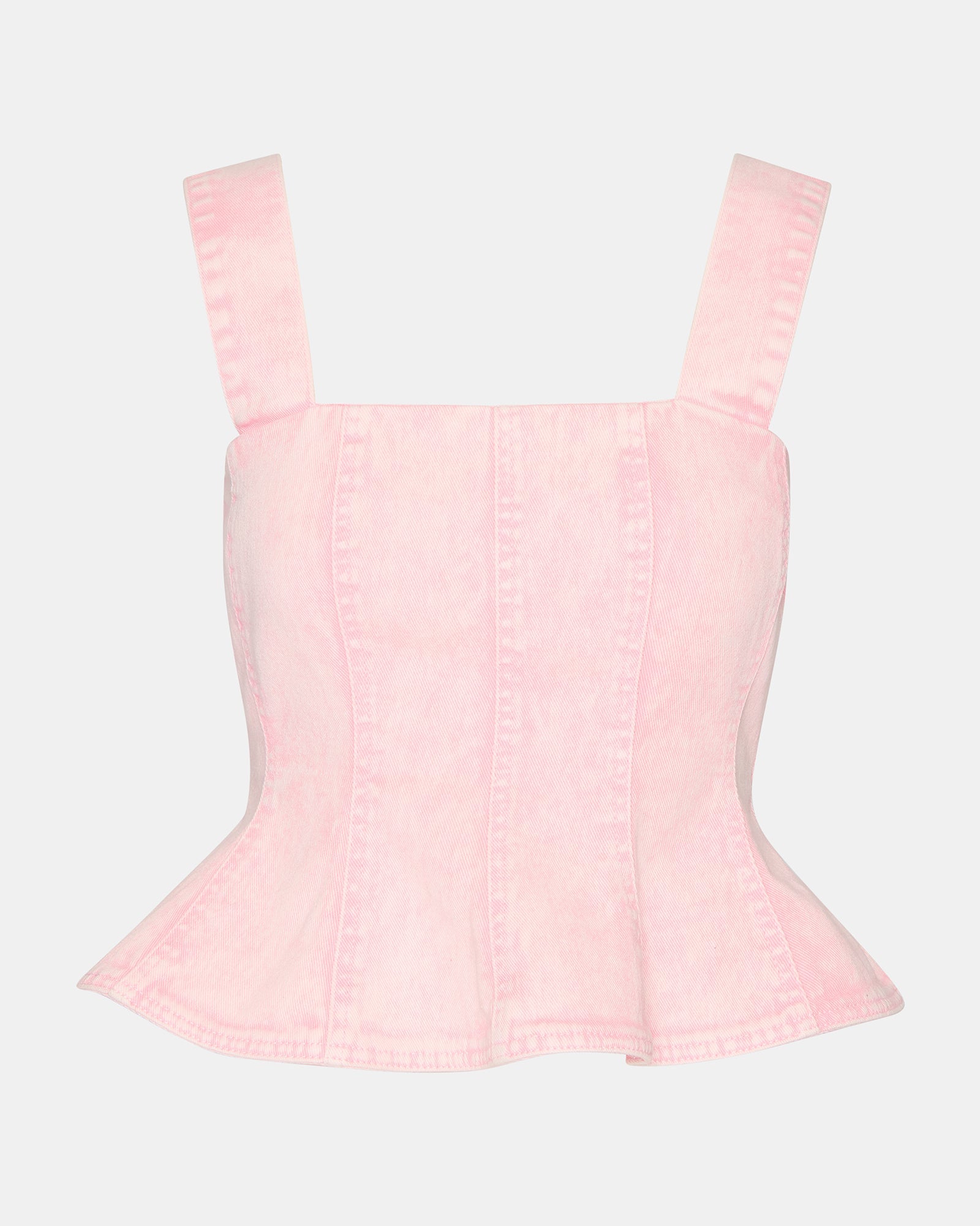 PENELOPI DENIM TOP PINK