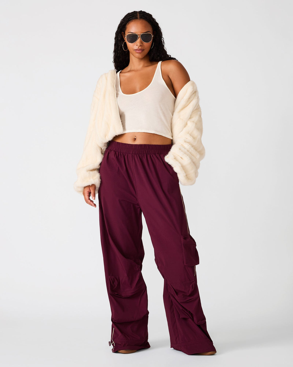 JACEY PANT DEEP FIG